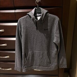 Nike Men's Dark Gray Hoodie